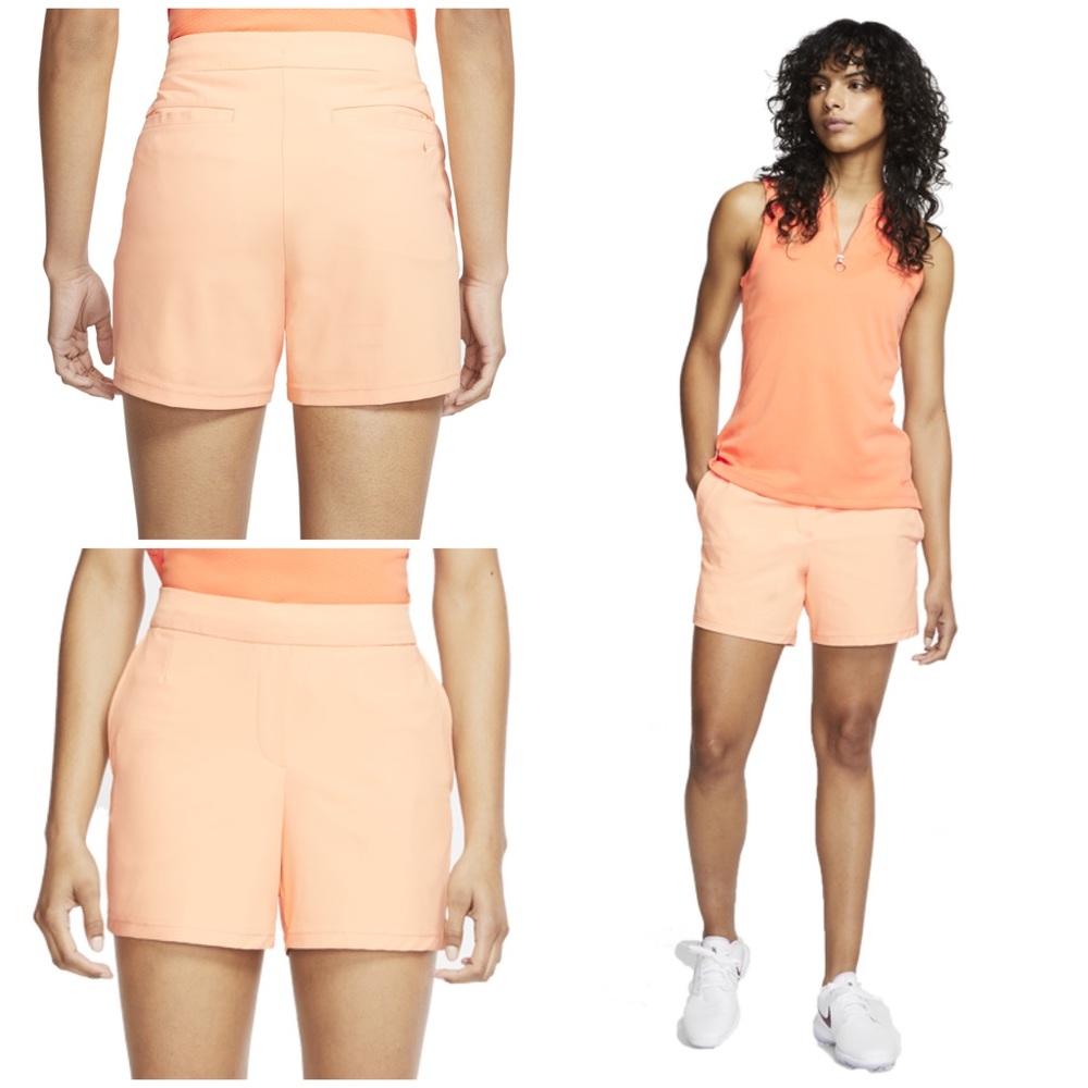 Nike Flex Victory Unlined Activewear Shorts Drawstring Pockets Guava Ice Peach - Picture 1 of 14